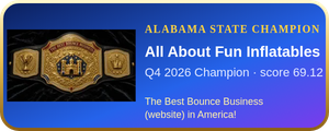 All About Fun Inflatables – Q4 2026 Alabama State Champion, The Best Bounce Business (website) in America